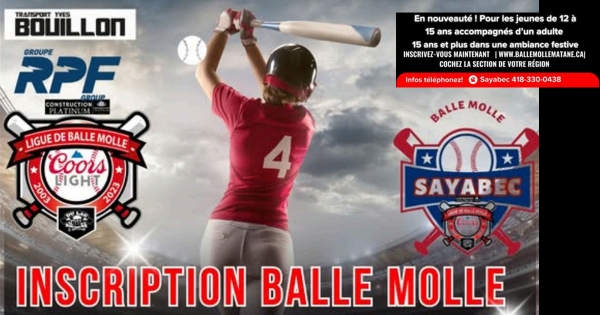 Inscription à la balle-molle